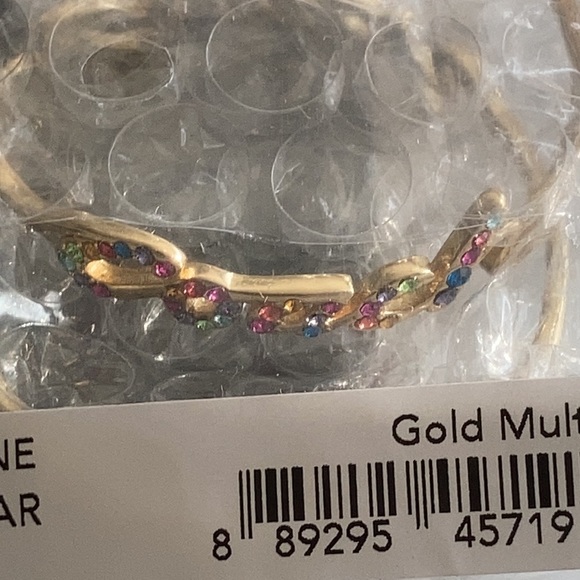 Coach Signature Script Hoop Earrings - Picture 4 of 5